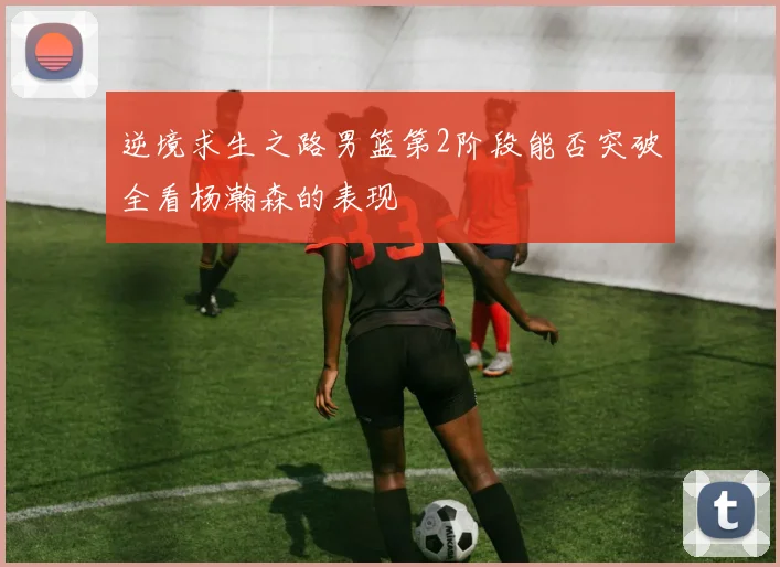 逆境求生之路男篮第2阶段能否突破全看杨瀚森的表现